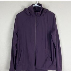 Lululemon purple full zip jacket (wind proof material)